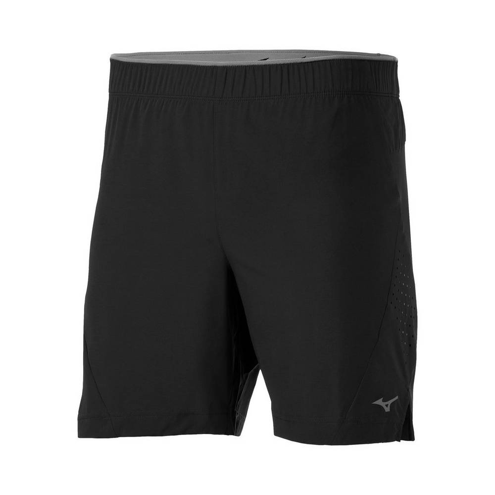 Pantalones Cortos Mizuno Alpha 7" Hombre Negras España BVQP-72015